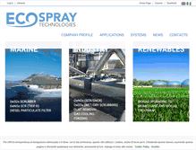 Tablet Screenshot of ecospray.eu